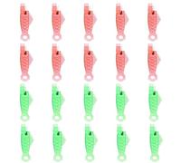20pcs Fish Mouth Needle Threader, Automatic Needle Threader Sewing Machine Needle Threaders Simple Needle Threader for Hand Sewing DIY Craft Supplies Accessories (Red & Green)