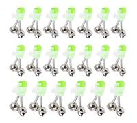 20pcs Fishing Bite Alarms Set, High Sensitivity with Light Luminous Twin Bells, Anti-False Trigger, Suitable for Sea Rod/Carp Rod, Fishing Tackle Accessories