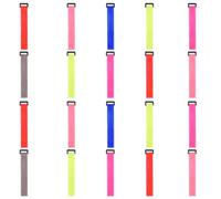 20pcs Fishing Rod Binding Belt Nylon Buckle Strap for Rod Storage | Multi-item Bundling, Adhesive Area Design, Easier Carrying, for Anglers and Archery Enthusiasts Random Color