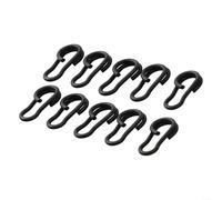 20pcs Fishing Snap Clips Stainless Steel Speed Links Swivel Hook Carp Terminal Tackle For Smooth Rig Transition While Angling(9mm)