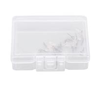 20Pcs Float Bait Needles White Floating Fishing Carp Lures High Performance Durable Tackle for Carp Anglers Alloy Copper Silicone with Storage Box (7mm)