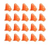 20Pcs Flooring Spacers, Essential for Laminate Installation with 1/4 and 1/2 Gap, ABS (yellow)