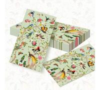 20Pcs Floral Napkins Birdal Floral Paper Napkins Patterned Disposable Serviettes for Floral Birthday Baby Shower Wedding Anniversary Decoration