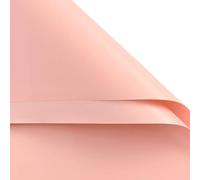 20PCS Flower Wrapping Packing Paper Bouquet Of Solid Color Ouya Paper Style Floral Package DIY Florist Materials(03-pink)