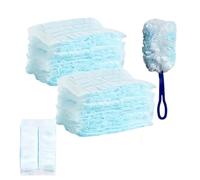 20Pcs Fluffy Dust Refill with 1 handle, Disposable Flash Duster Magnet Refill Hand Feather Duster Replacement for Cleaning Ceiling Car Furniture Dust (21)