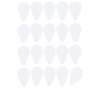 20Pcs Flute Nonslip Stickers Thin/Thick Silicone Thumb Cushion Protective Stickers Flute Fingers Pad Easy To Use Silicone Thumb Cushion Protective