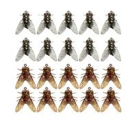 20Pcs Fly Fishing Baits Trout Jigs Swimbaits Fly Hook Soft Baits Freshwater Spinner Swim Easy To Use Hook Soft