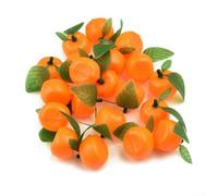 20pcs Foam Orange Fruit for Decorative Use in Co-Working Spaces Shared Offices and Remote Work Environment Styling (1#)