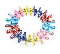 20Pcs Food Bag Clips - Steel & PVC Coated Sealing Clips Multi-function Storage Pegs for Clothes, Kitchen, Freezer, Paper Organization - Home and Office