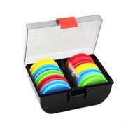 20pcs For EVA Rig Winders with Storage Box, Soft Foam Line Spooler for Chod Zig Rigs, Anti-Knot Fishing Tackle Accessories Kit, 150x100x70mm