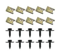 20pcs for Hex Head Tapping Socket Bolt Screw Clips Undertray Splash Guard Screw With Fastener Car Parts