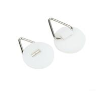 20pcs for Invisible Picture Hooks Disc Plate Hanger Set for Wall Mounting Ornate Dishes 22mm Strong White