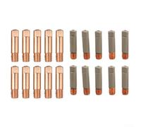 20PCS For Mig Torch Tips for Lincoln Compatible Models with 0.030 and 0.035 Aperture Sizes Made from Conductive Copper Alloy Material