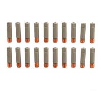 20PCS For Mig Torch Tips with Slag-Reducing Non-Stick Coating Compatible with For Mig Welders M6 x 1.0 Thread 1 Inch 0.8mm 0.9mm (0.9mm)