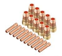 20pcs for TIG Torch Accessories Kit with 3/32" 2.4mm Collets for Stubby Gas Lens 17GL332 and 10N24S, Compatible with DB SR WP 17/18/26 for TIG Welding Torches