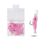 20pcs Freshwater Fishing Evil Lures Soft Artificial Swimbait Floating Outdoor Artificial Floating Soft Baits with Hooks