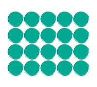 20Pcs Fridge Magnets Whiteboards Notice Board Planning Magnet Magnetic Button Round Plastic Covered 30mm Green