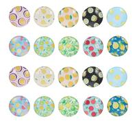 20pcs Fruit Refrigerator Magnets Glass Decoration Birthday Safe Play