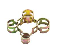 20pcs Fuel Line Spring Clamp 6-15mm Clip Oil Vacuum Hose Clamps Carbon Steel Zinc Plated(M11x8x0.8 20pcs)