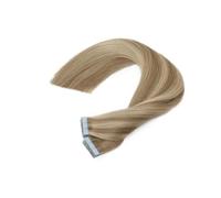 20Pcs Full Shine Remy Tape In Hairs Extensions，Double Sided Seamless Skin Weft Silky Straight Human Hair Extension(10 24,20 inch)