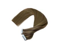 20Pcs Full Shine Remy Tape In Hairs Extensions，Double Sided Seamless Skin Weft Silky Straight Human Hair Extension(Bronde Balayage,20 inch)