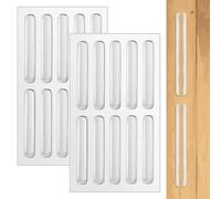20Pcs Furniture Bumpers,Adhesive Furniture Bumper Strips,Silicone Clear Furniture Bumper Strips,Cabinet Door Bumpers,6.3cm Cabinet Bumpers Transparent Bumpers Pads for Doors and Furniture Protectors