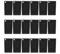20pcs Furniture Leveling Shims Stackable Pads Black Plastic for Home