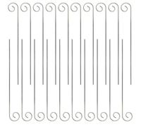 20PCS Garden Markers for Plants Outdoor, 12 Inch Iron Plant Markers with Weather Resistant Coating, Easy to Use Plant Labels for Gardens, Greenhouses and Nurseries