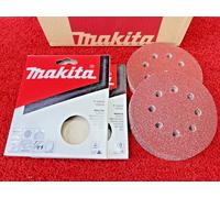 20Pcs Genuine Makita Sanding Disc 125mm For 18v LXT DBO180RMJ Sander 40 Grit
