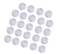 20pcs Glass Table Protective Pads With Clear Designs Not Slip Pads Homes Decors Protections For Simple Homes Integration PVC Table Cushions