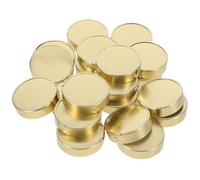 20pcs Gold Aluminum Jar Lids with Side Buckle for Jam Jars