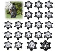 20PCS Golf Shoe Cleats, Replacement Bulk Spikes for Adidas Skechers, Screw in Golf Shoe Studs Improves Grip and Comfort, Universal Shoe Spike Cleats with Tooth Spike for Easy to Install