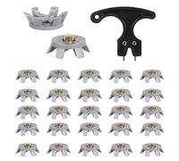 20Pcs Golf Shoe Cleats Spikes, Golf Studs Soft Spikes Replacements with Wrench Remove Tool | Easy Replacement Shoe Cleats with Traction Stability and Comfort