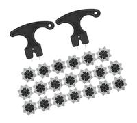 20PCS Golf Spikes Replacement with Nail Puller TPU Easy To Replace Anti Skid Studs for Shoes Professional Accessories Better Grip Stability Comfort Wear Golfers Ideal Choice