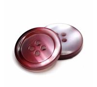 20pcs Gradient Color Resin 4 Holes Buttons Sewing Accessories DIY Clothing Coat Suit Sweater Button 15mm