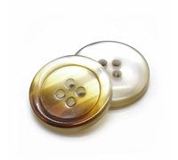 20pcs Gradient Color Resin 4 Holes Buttons Sewing Accessories DIY Clothing Coat Suit Sweater Button 15mm