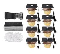 20Pcs Graduation Cap Cupcake Toppers for Chocolate and Cake Decorations,Graduation Decorations Congrats Grad Hats Cupcake Picks with Tassel Adhesive Dots for Class of 2026 Party Supplies