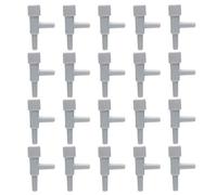 20PCS Gray ABS Plastic Aquarium Fish Tank Hose Adjust Air Line Tubing Volume Flow Control Valves for Fish Environment