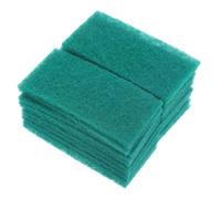 20pcs Green Sponge Kitchen Dish Washing Cleaning Scrubber | Reusable Pad, Cuttable Sheet, Small Size for Scissors Care, Daily Use Scrub Sponge