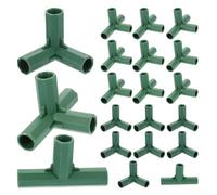 20PCS Greenhouse Frame Building Connector, 16MM Elbow Stable Support Heavy Duty Greenhouse Frame Building Connector