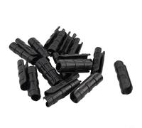 20pcs Greenhouse Frame Pipe Clamps, Plastic Clips for Attaching Film and Row Cover Netting, Hard and Tenacious Material with Temperature Resistance (20mm)