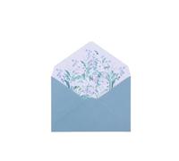 20Pcs Greeting Invitation Card Office School Love Note Letter Envelopes Printed Flower Floral Pattern for Invitation(Color4)