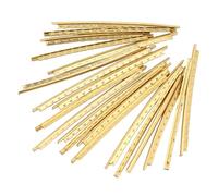 20PCS Guitar Fret Wires, 2.0mm Fret Wire Set Brass Fingerboard Replacement Classical Acoustic Guitars Accessory for Musical Instrument