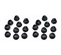 20Pcs Guitar Knobs Amplifier Amp Knob Bass Tone Volume Knobs for Guitarra Brass