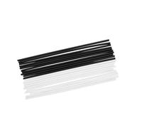20pcs Guitar Side Dot Position Markers Fretboard Dots for Guitar Bass 2mm X 100mm ABS White Black with Replacement Side Dots