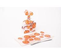 20Pcs Halloween Cellophane Bags Pumpkin Loot Favor Easy Sealing Gifts Bag Sweets Decorations Treat