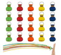 20Pcs Hand Throw Streamers Confetti Poppers Colorful Streamers Bombs No Mess Hand Throw Pop Out Streamers Colorful Hand Toss Ribbon Hand-Throw Rainbow Streamer for Birthday Carnival Wedding