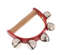 20pcs Handbell Hand Bells, Jingle Wood Handle Musical Instrument Bell Toy Gift For School Music Class Home Daycare For Kids(5 bells)
