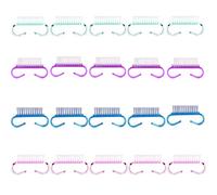 20PCS Handle Grip Nail Brush, Nail Brushes for Cleaning, Hand Fingernail Scrub Cleaning Brushes for Toes and Nails, Pedicure Brushes with Soft Bristle for Manicure Pedicure Women Kids