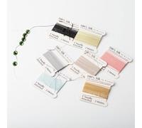 20pcs Handmade Natural Silk Cord Rope Beaded Thread for Jewelry Making Chinese Knotting Beading String Bead Stringing